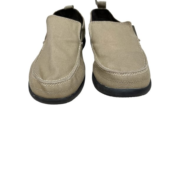 Crocs Walu Slip On Canvas Loafers men's size 12 - Picture 3 of 10